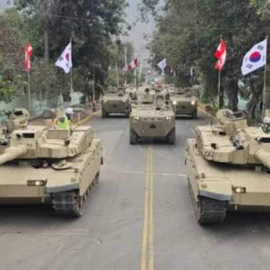 현대로템 K2전차·K808장갑차, 페루 군사 퍼레이드 등판…남미 방산시장 평정 나선다